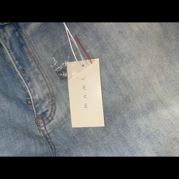 MNML Stretch Skeleton Denim, Light Blue size 38x32 - Picture 2 of 5